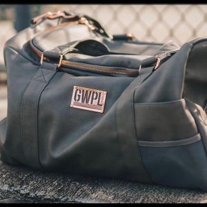 Girls who powerlift duffle gym bag